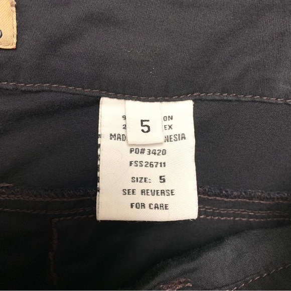 Vintage 90s Paris Blues Baggy Paratrooper Cargo Pants Size 5‎ Grunge Skater Punk - Picture 12 of 13